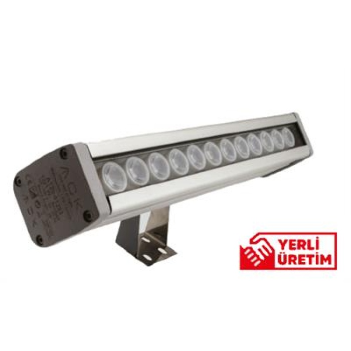 Ack 12W Led Wallwasher Amber AT20-01283