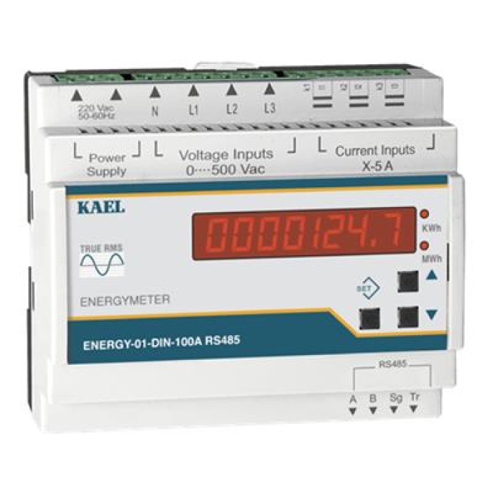 Kael Multiser-01-PC-96-100A Şebeke Analizörleri Led Ekran