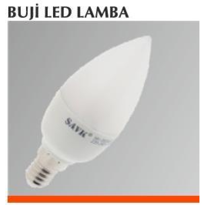 Şavk 5,5W Buji Led Lamba Beyaz