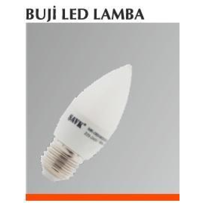 Şavk 5,5W Buji Led Lamba Beyaz