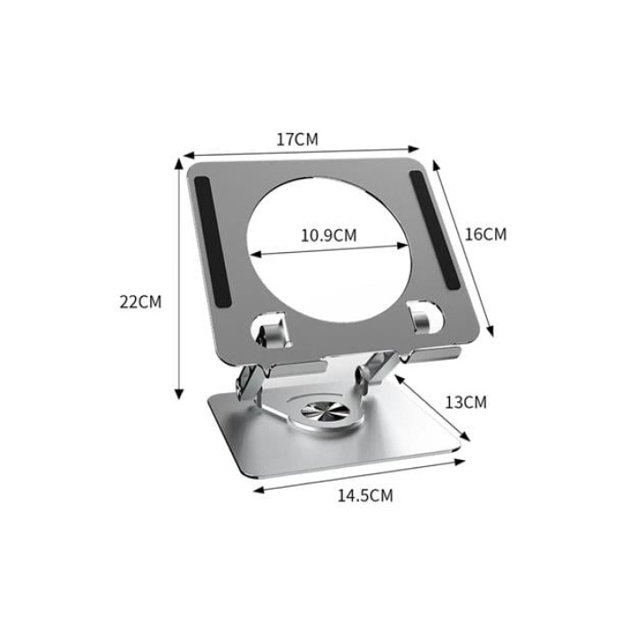 360 Derece Dönebilen Yükseltilmiş Masaüstü Ayarlanabilir  Metal Tablet Standı