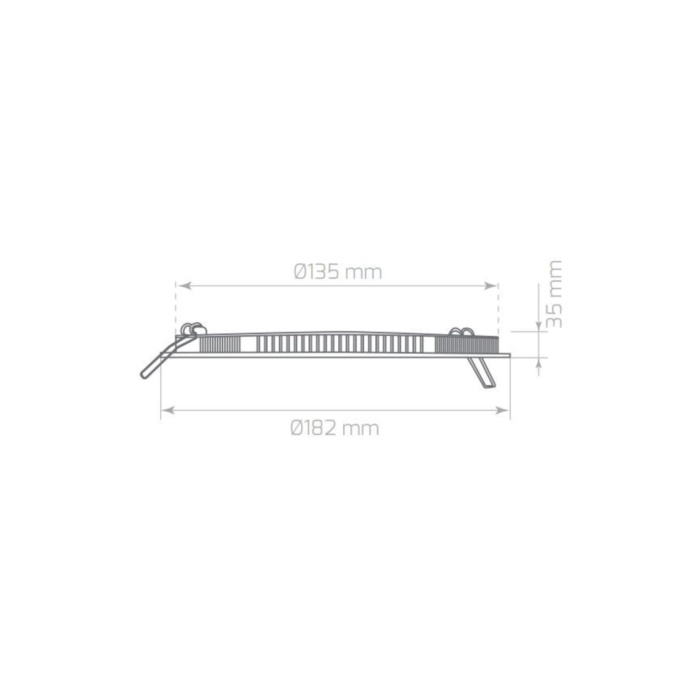 20w 6500k 1700lm Sıva Altı Camlı Led Panel(YUV.)-beyaz Işık Kademeli Mavi Işık