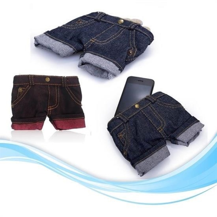 BUFFER® Jean Short Telefon Kılıfı ve Cüzdan