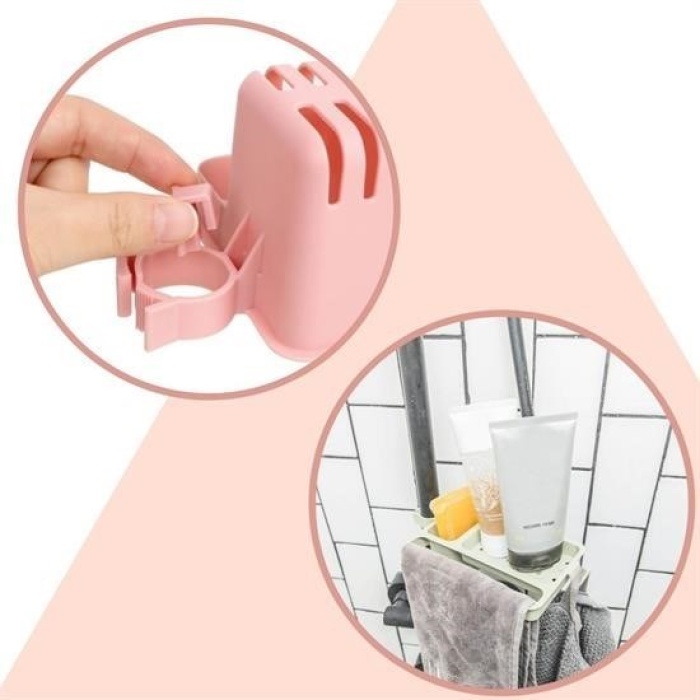 BUFFER® Musluğa Takılan Sünger Havlu Askılı Sabun Hazneli mutfak Banyo Lavabo Düzenleyici Organizer