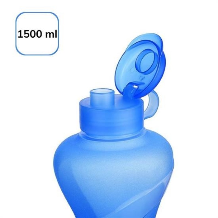 BUFFER® 1500ML Kapasiteli Sporcu Tipi Suluk Pratik El Matarası