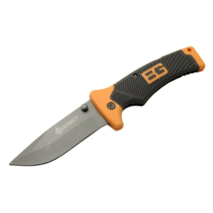 Gerber Bear Grylls 113 Turuncu Kamp Çakı 21cm - Manuel, Kemerlikli