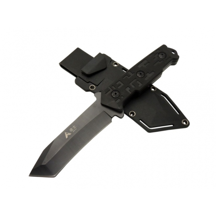 Extreme Tactical A 27 Siyah Outdoor Bıçak 23,5cm - Plastik Sap, Kılıflı