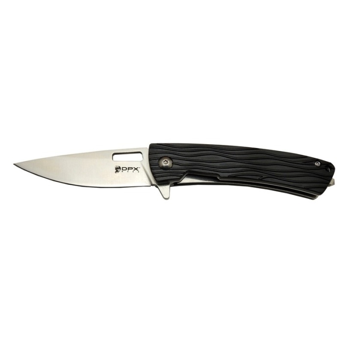 Dpx Gear Aculus F004 BK Siyah Kurtarma / Kamp Çakı 18cm - Yarı Otomatik, Cam Kırma Aparatlı, Kemerlikli, Kutulu