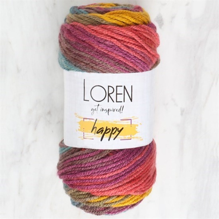 Loren Happy Ebruli El Örgü İpi - RH010 - 34295