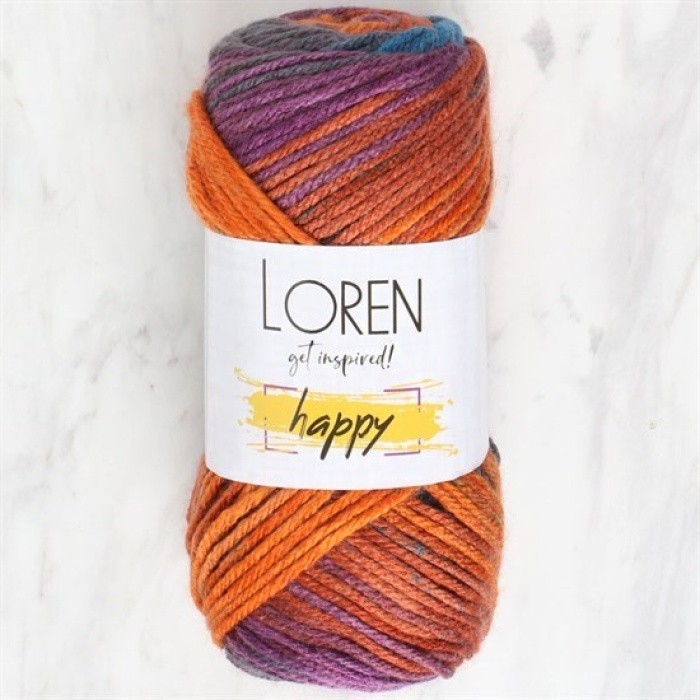 Loren Happy Ebruli El Örgü İpi - RH003 - 34288