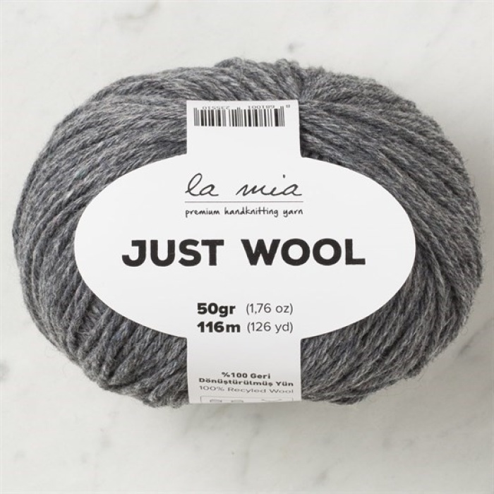 La Mia Just Wool Koyu Gri El Örgü İpi - LT003 - 33841