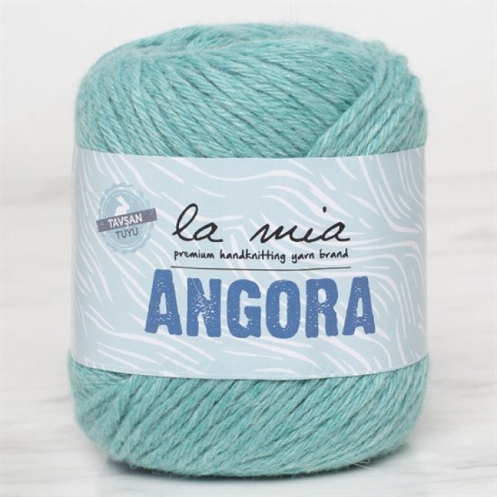 La Mia Angora 50gr Mint Yeşili El Örgü İpi - L130 - 33805