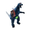 Godzilla Xxl Büyük Boy 43x32 Cm 2 Farklı Gerçekci Sesli Soft Yumuşak Oyuncak Mavi Gri