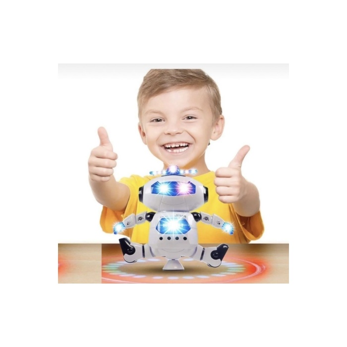 3D Işıklı Ve Müzikli Dans Eden Robot