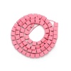 5mm x 5mm Kaplama Hematit Doğal Taş - Pembe