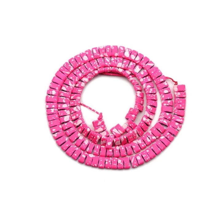 3mm x 5mm Kaplama Hematit Doğal Taş - Pembe