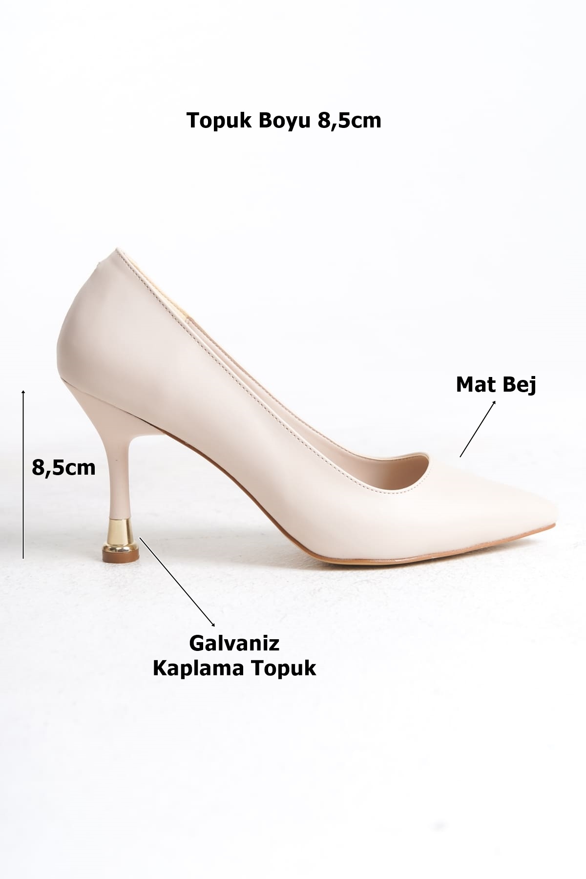 Kadın Bej Stiletto TR005K01D