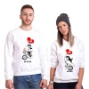 Tshirthane Bisiklet Love Sevgili Kombinleri Sweatshirt Kombini