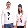 Tshirthane K Q King Queen Sevgili Kombinleri Sweatshirt Kombini