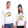 Tshirthane My Bae Smile Sevgili Kombinleri Sweatshirt Kombini