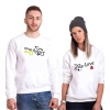 Tshirthane One Heart Love Sevgili Kombinleri Sweatshirt Kombini