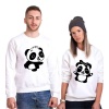 Tshirthane Panda Dans Sevgili Kombinleri Sweatshirt Kombini