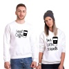 Tshirthane Coffee  Sevgili Kombinleri Sweatshirt Kombini