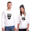 Tshirthane Cool King Queen Sevgili Kombinleri Sweatshirt Kombini