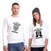 Tshirthane Dia De Los Muertos Sevgili Kombinleri Sweatshirt Kombini