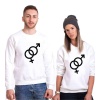 Tshirthane Female Male Sevgili Kombinleri Sweatshirt Kombini