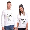 Tshirthane Hello  Sevgili Kombinleri Sweatshirt Kombini