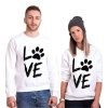 Tshirthane Love Pati Sevgili Kombinleri Sweatshirt Kombini