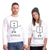 Tshirthane Mutluluk Benim Yanımda  Sevgili Kombinleri Sweatshirt Kombini