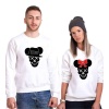 Tshirthane Skull Mause  Sevgili Kombinleri Sweatshirt Kombini