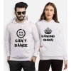 Tshirthane Dancing Dange  Sevgili Kombinleri Kapüşonlu Kombini