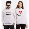 Tshirthane Shoot My Heart  Sevgili Kombinleri Kapüşonlu Kombini