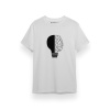 Lightbulb & Brain Beyaz Kısa kol Erkek Tshirt