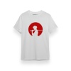 Samurai Champloo Red Minimal Beyaz Kısa kol Erkek Tshirt