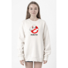 Casper The Friendly Ghost Casbuster Beyaz Kadın 2ip Sweatshirt