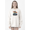 Dragon Ball Z Anime Goku Racer Beyaz Kadın 2ip Sweatshirt