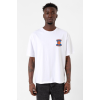 Dubious Handles Logo Beyaz Erkek Oversize Tshirt