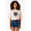 Hocus Pocus University Bej Kadın Crop Tshirt