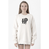 HP Logo Beyaz Kadın 2ip Sweatshirt
