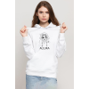 Hunter x Hunter Anime Alluka Beyaz Kadın 3ip Kapşonlu Sweatshirt