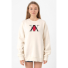 Hunter x Hunter Anime Logo Ekru Kadın 2ip Sweatshirt