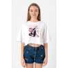 My Hero Academia Uravity Minimal Beyaz Kadın Crop Tshirt