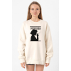 Pulp Fiction Mia Wallace Goddamn Ekru Kadın 2ip Sweatshirt