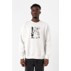 Rurouni Kenshin Black White Art Beyaz Erkek 2ip Sweatshirt