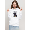 See You In Space Cowboys Minimalist Anime Poster Beyaz Kadın 3ip Kapşonlu Sweatshirt