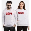 Tshirthane Copy Paste Kopyala Yapıştır Sevgili Kombinleri Kapüşonlu Çift Kombini